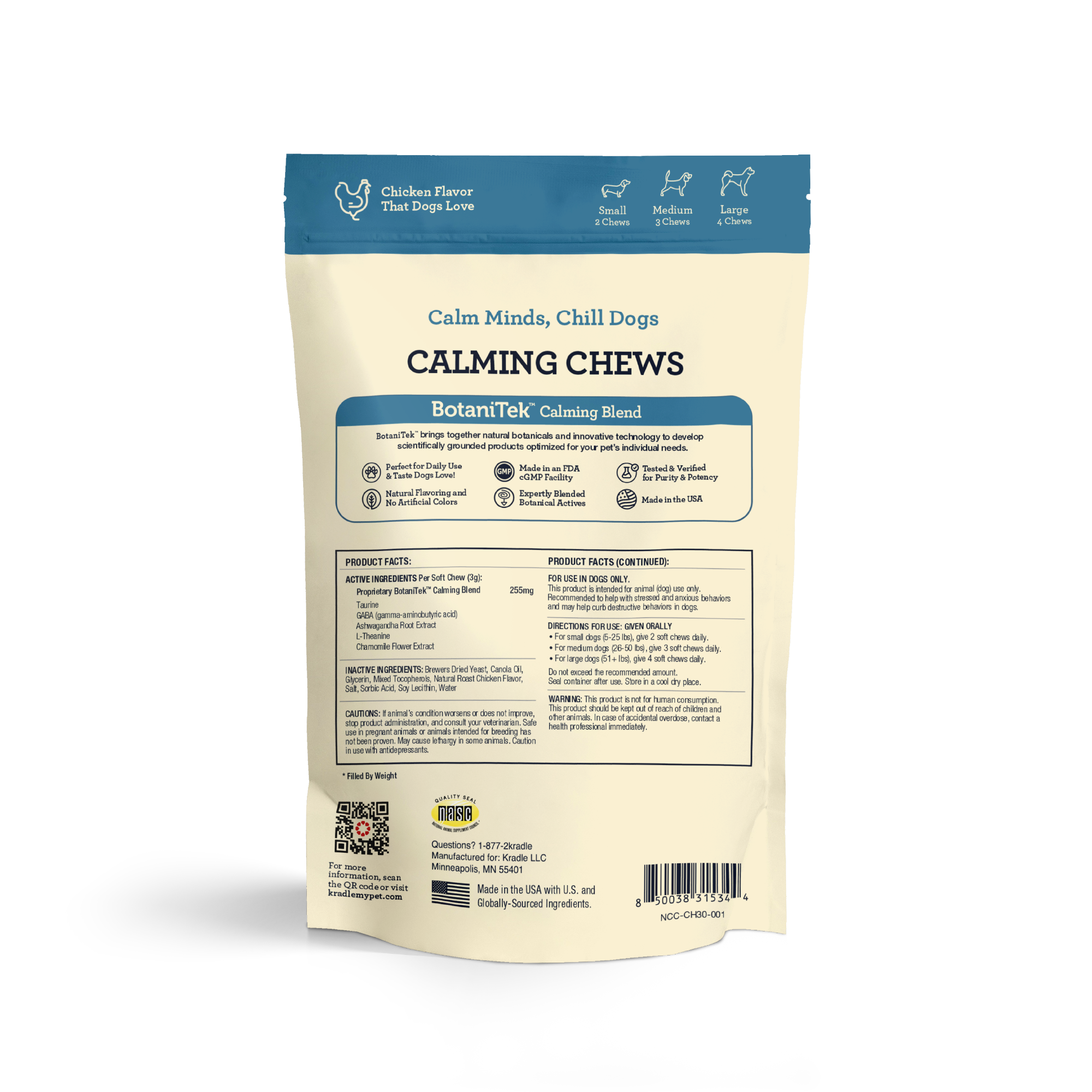Daily Calming Chews For Dogs