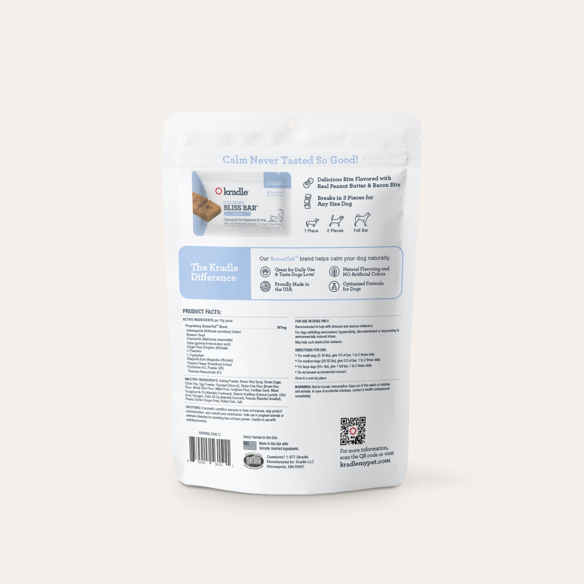 Daily Calming Bliss Bar