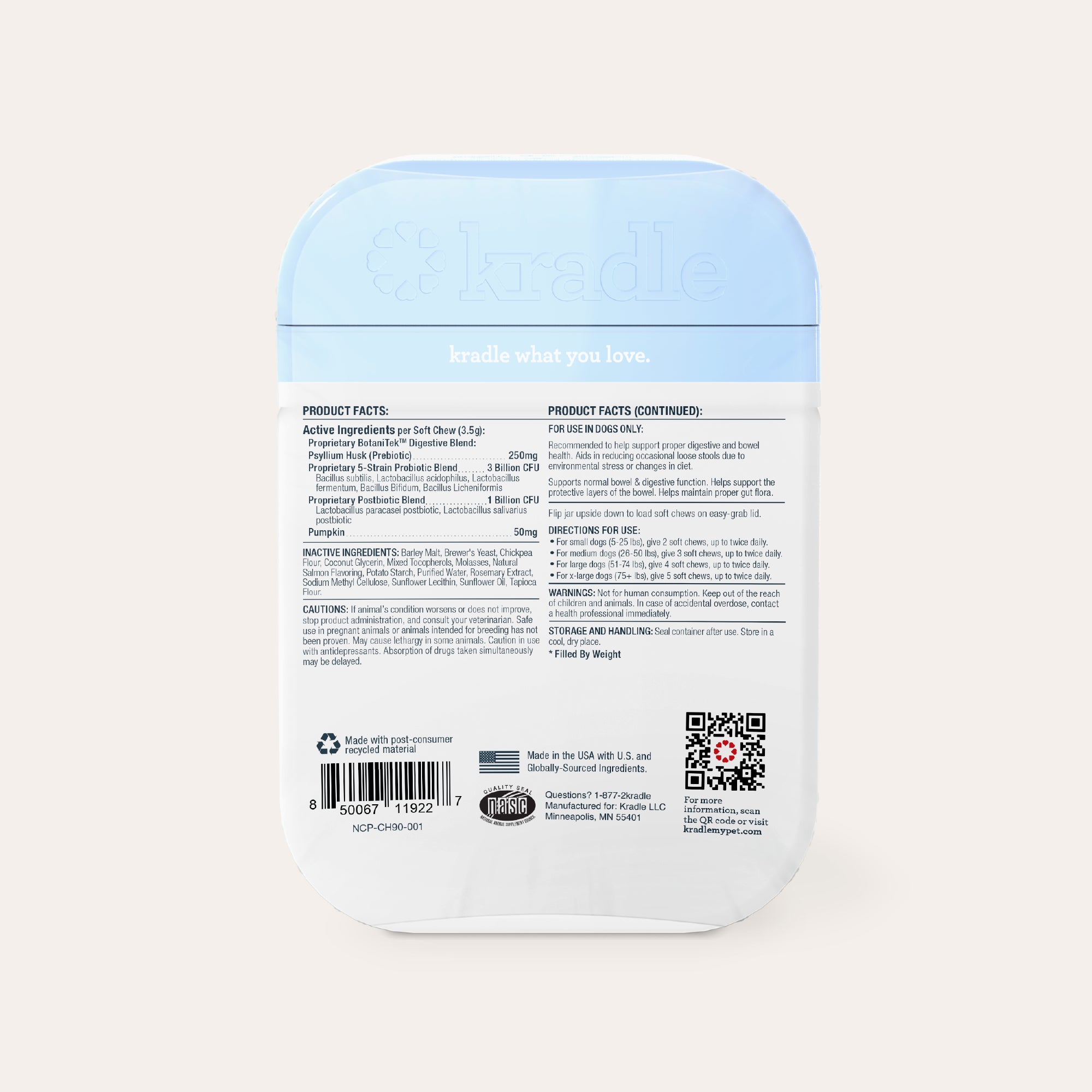 Pre+ Post+ Probiotic Chews