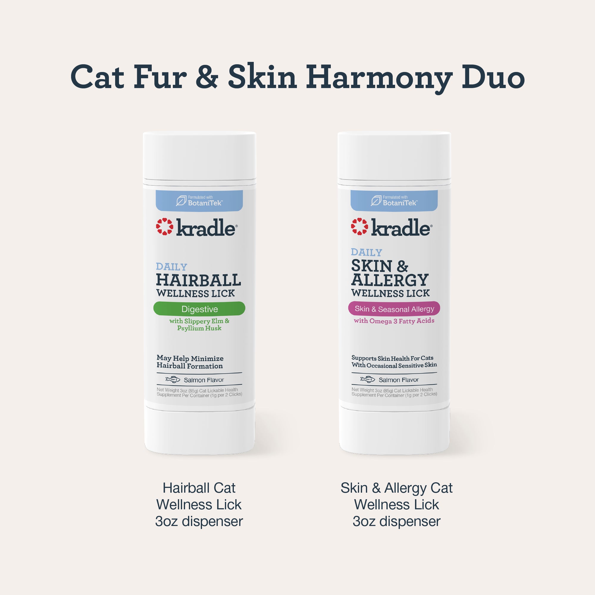 Cat Hairball & Skin Harmony Duo